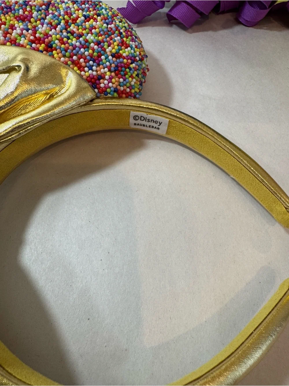 Minnie Mouse Confetti Ear Headband For Adults by BaubleBar